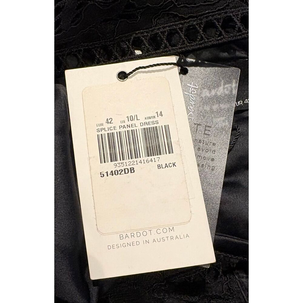 Bardot black lace dress size 10 - Picture 4 of 4